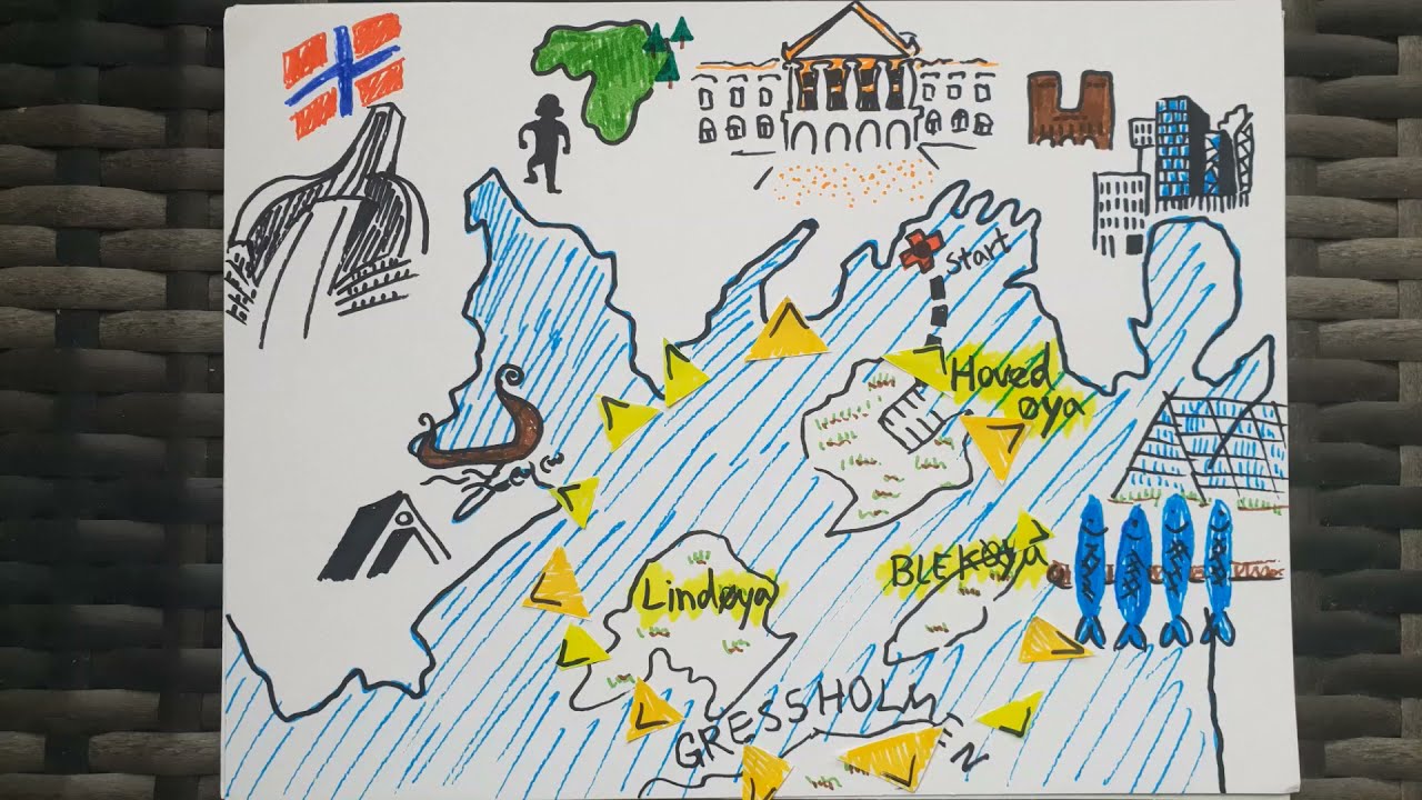 Oslo fjord on paper