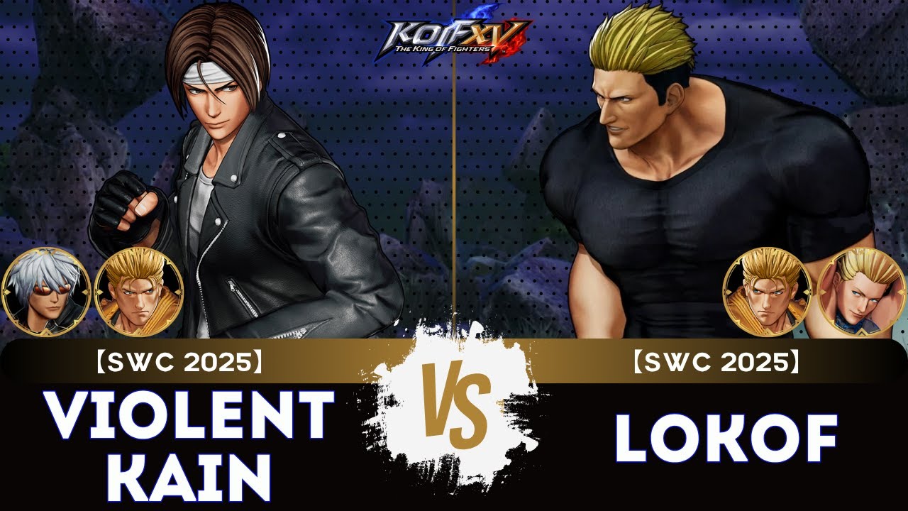 KOF XV🎞️VIOLENT KAIN (Ryo/K/Kyo) vs LOKOF (Yamazaki/Ryo/Benimaru) 🎞️Replay Match - 07/25