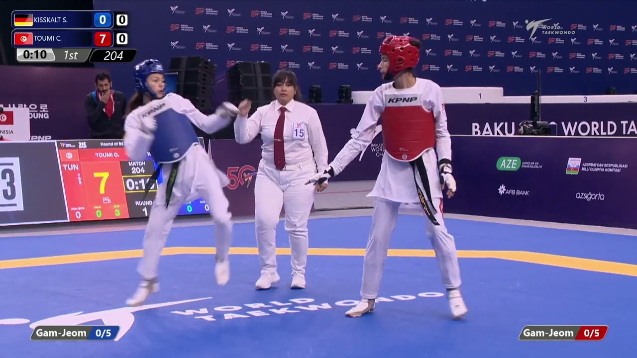 204 R64 Women  53kg GER KISSKALT S  TUN TOUMI C