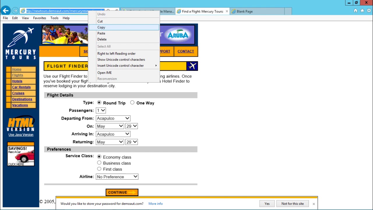 HP ALM - Run Test Set