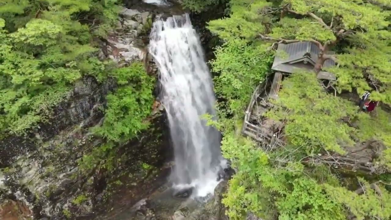 ドローン空撮 @龍王峡（栃木県日光市鬼怒川温泉峡）