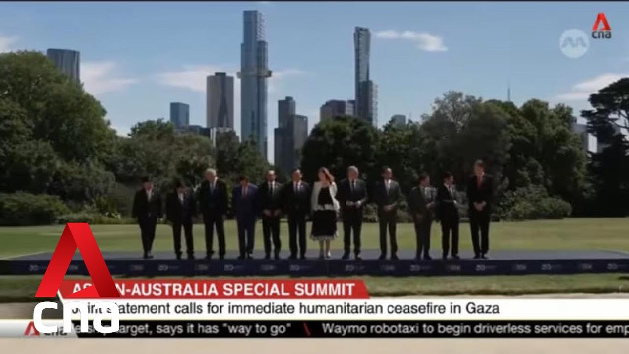 ASEAN and Australia call for restraint in South China Sea, ceasefire in Gaza