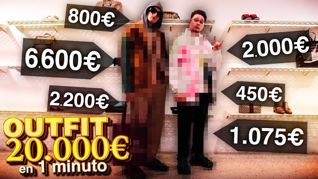 HACIENDO UN OUTFIT DE 20.000€ en 1 MINUTO!! [Reto Streetwear] (Gucci, Balenciaga, Off-White, Fendi)