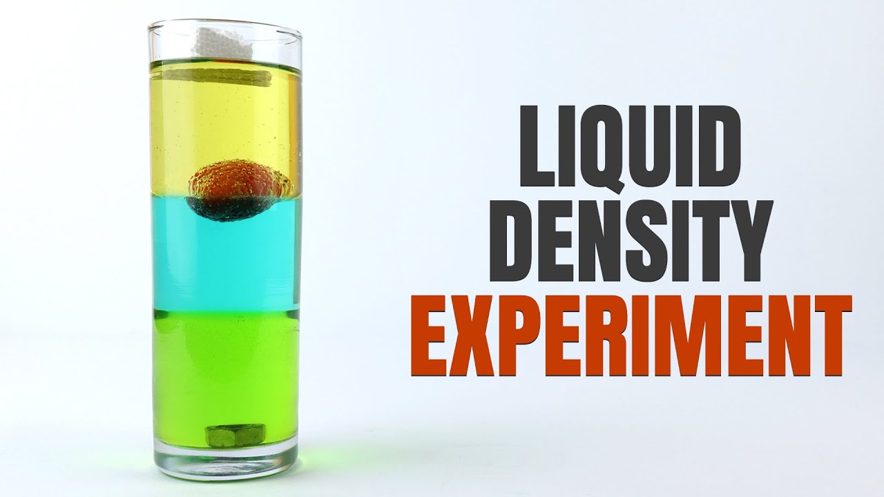 LIQUID DENSITY EXPERIMENT - Density Tower