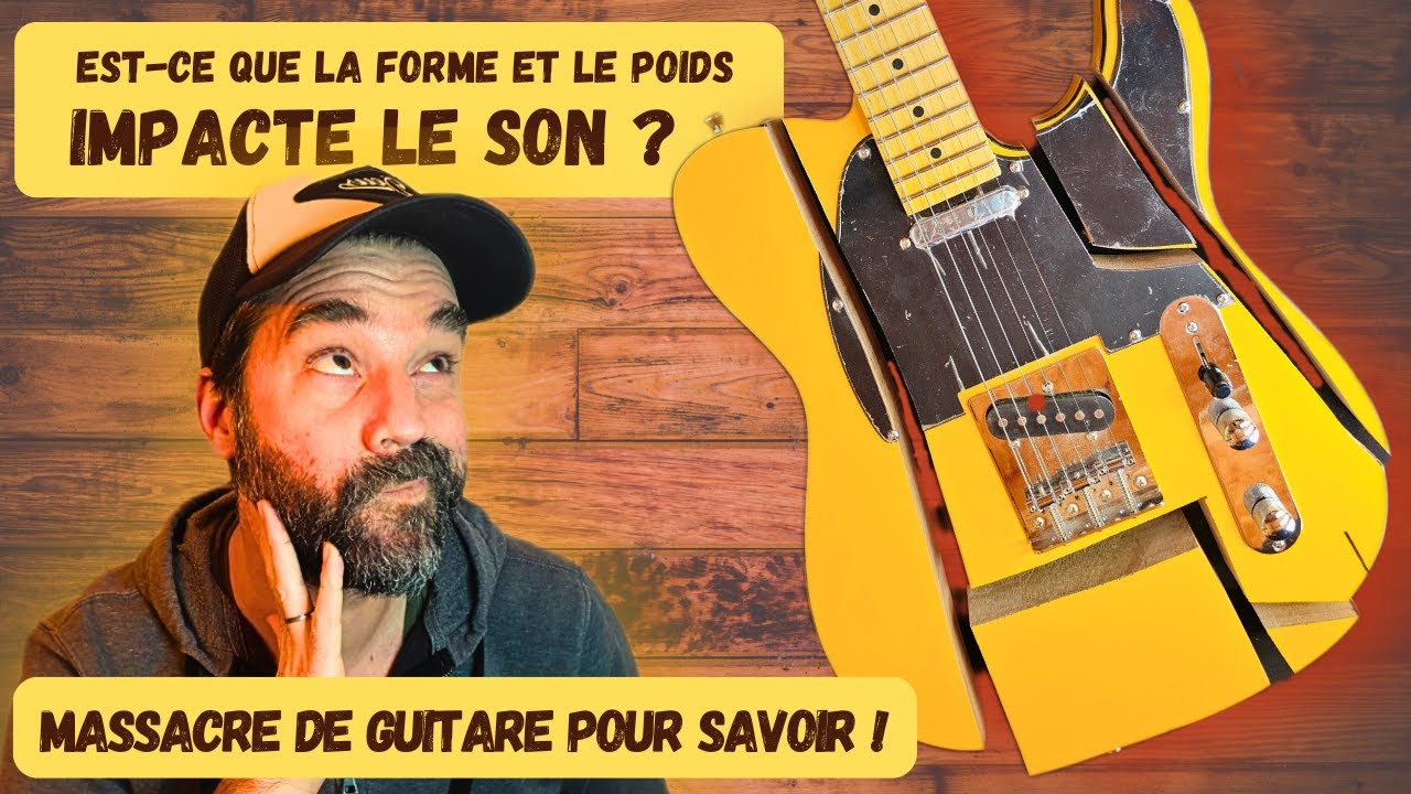 MASSACRE de guitare ! ENFIN SAVOIR la vérité sur le bois du corps d'une GUITARE.