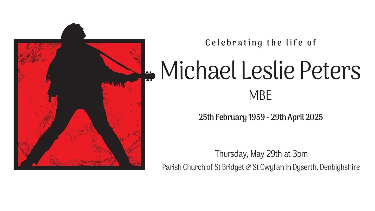 Funeral of Michael Leslie Peters MBE