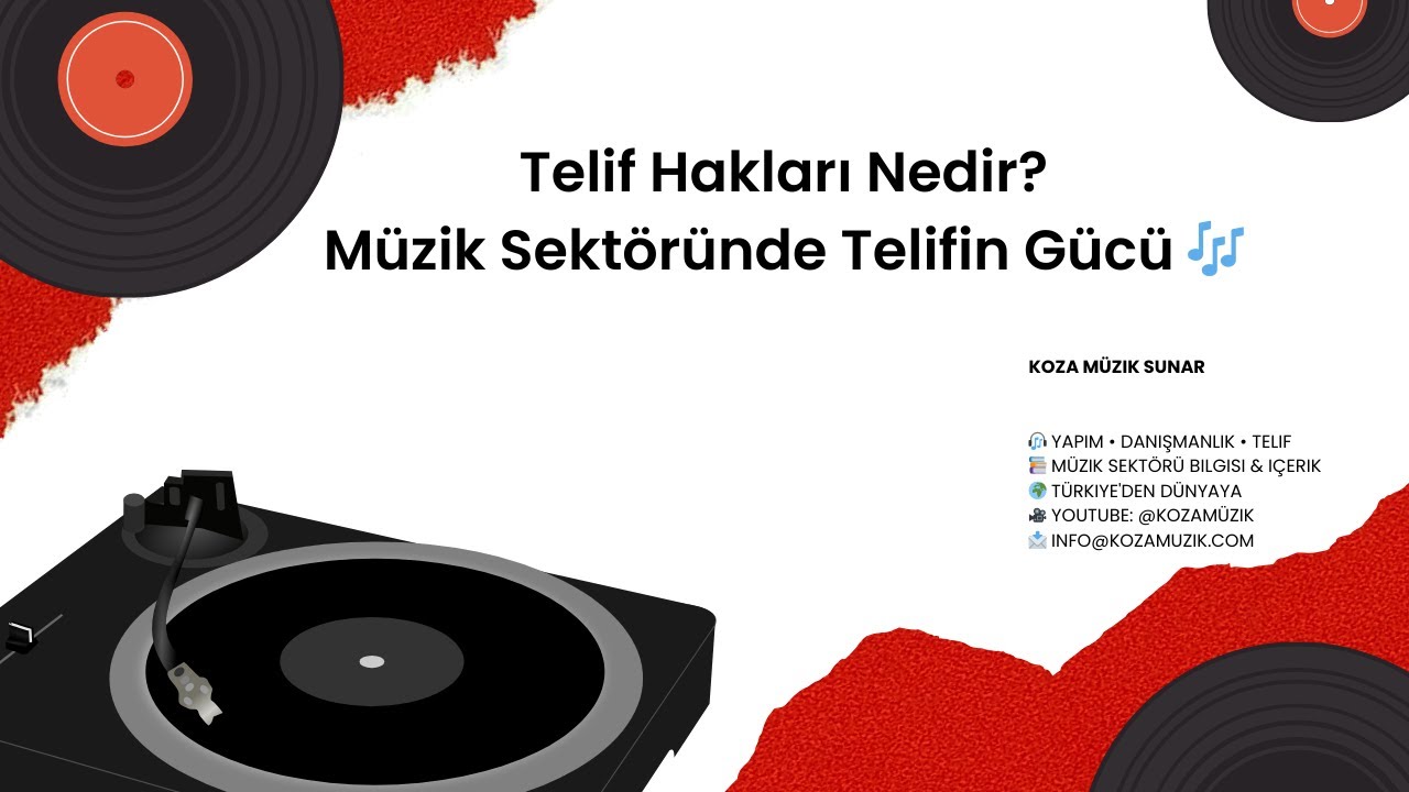 Telif Hakları Nedir? | M&uuml;zik Sekt&ouml;r&uuml;nde Telifin G&uuml;c&uuml;