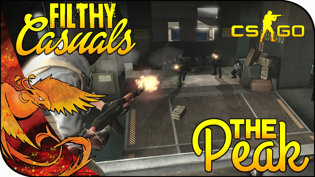 CS GO Funny Moments: Filthy Casuals │ The Peak [CS:GO Funny Moments]