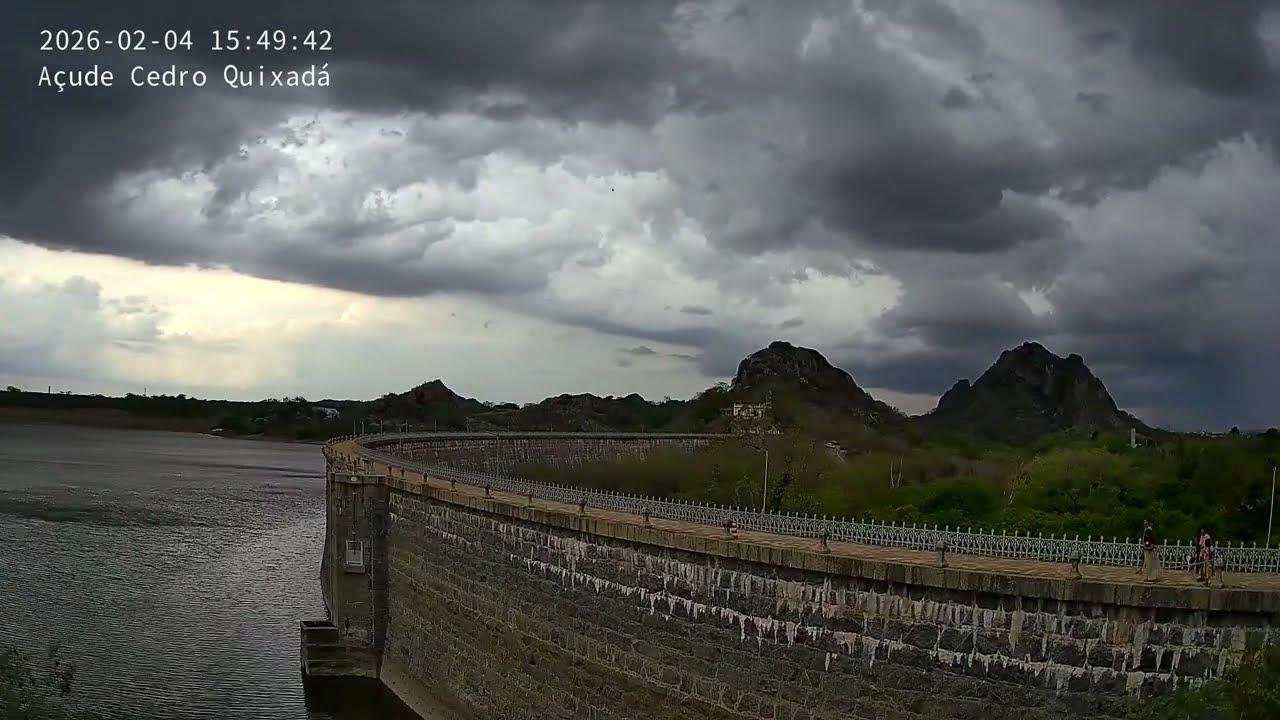 Tempo bonito em Quixadá Açude Cedro 04/02/2026