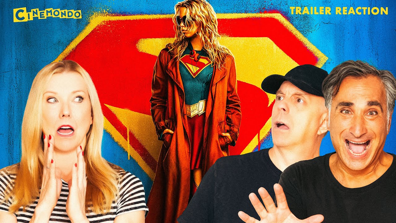 Реакция на официальный тизер-трейлер Supergirl! Милли Алкок! Cinemondo!