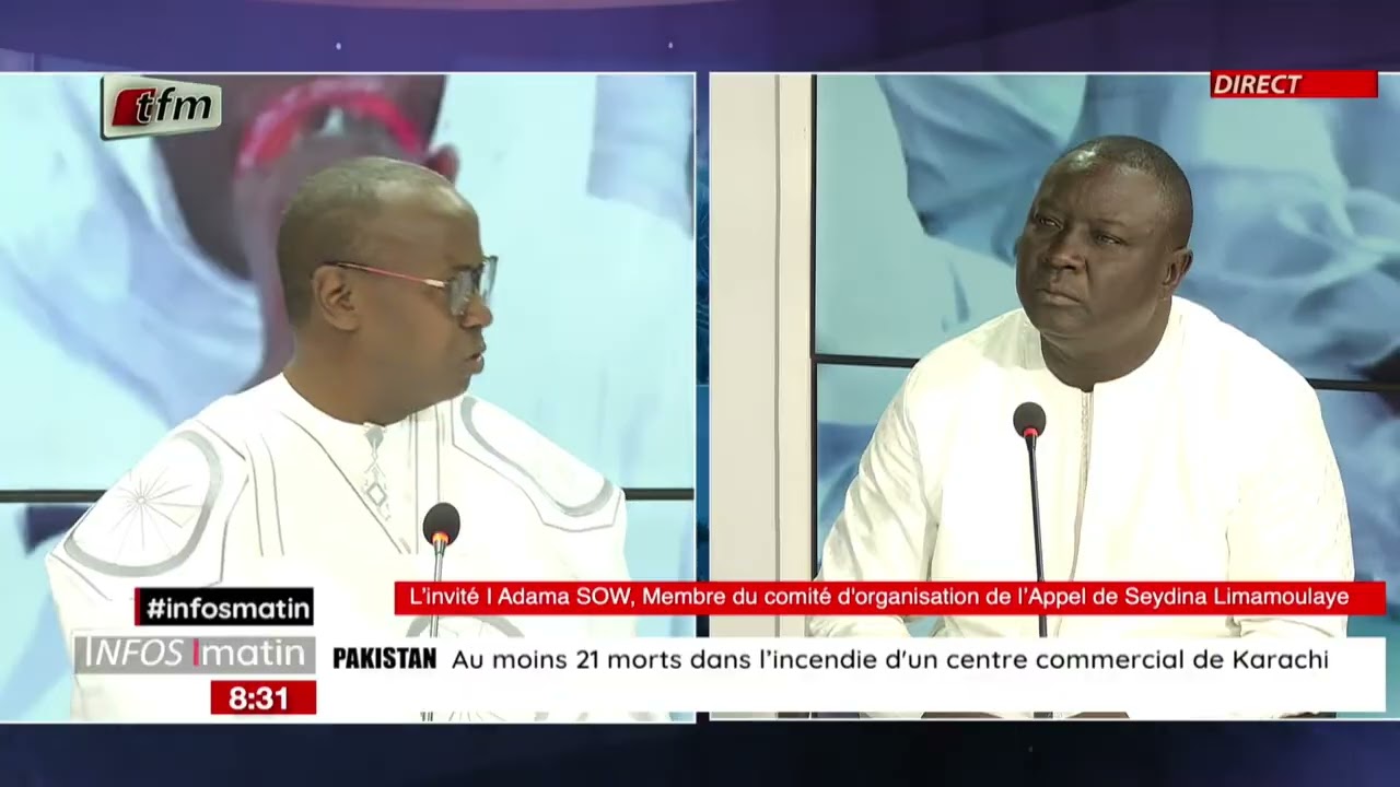 l'invité d'infos matin |Adama SOW, membre du comité d'organisation de l'Appel de Seydina LIMAMOULAYE