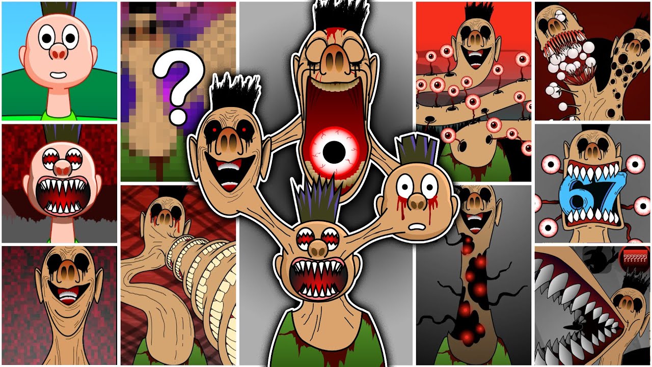 My Sprunki OC: HAMOOD HABIBI (Phase 1 to NEW Phase 62, Phase 63 from Roblox)