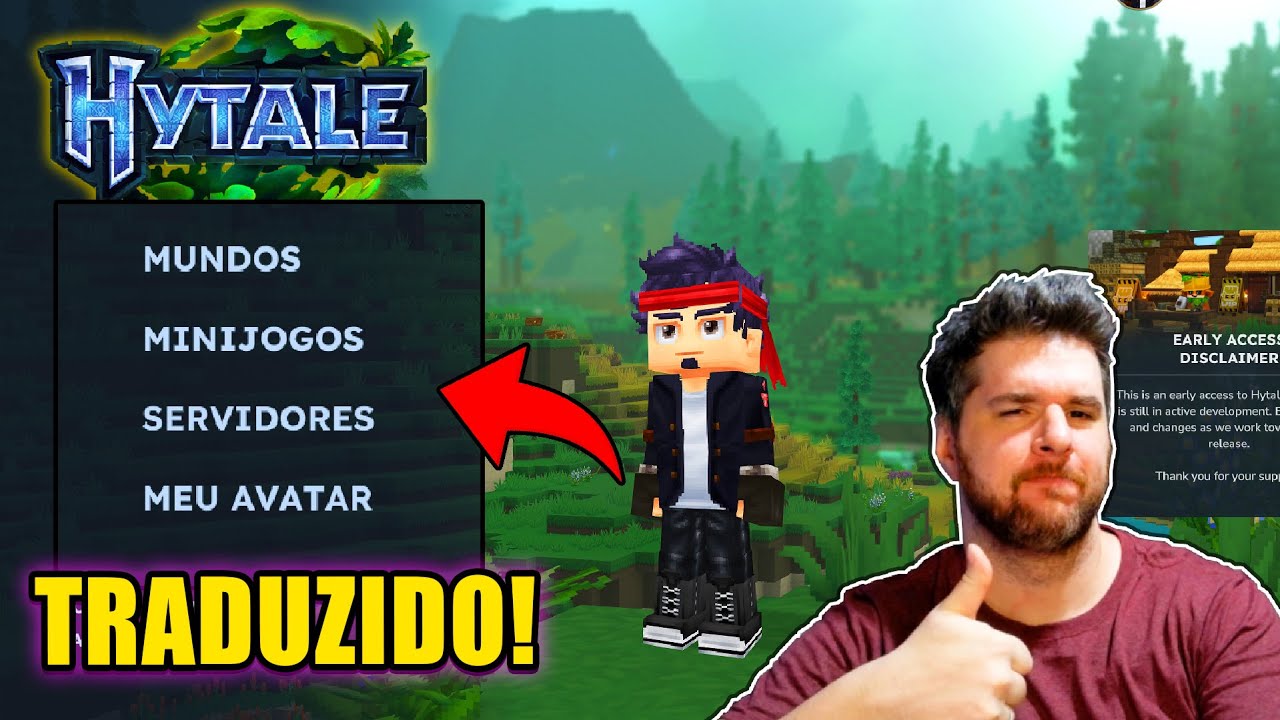 COMO INSTALAR MODS NO HYTALE E TRADUZIR ELE PARA PT BR!