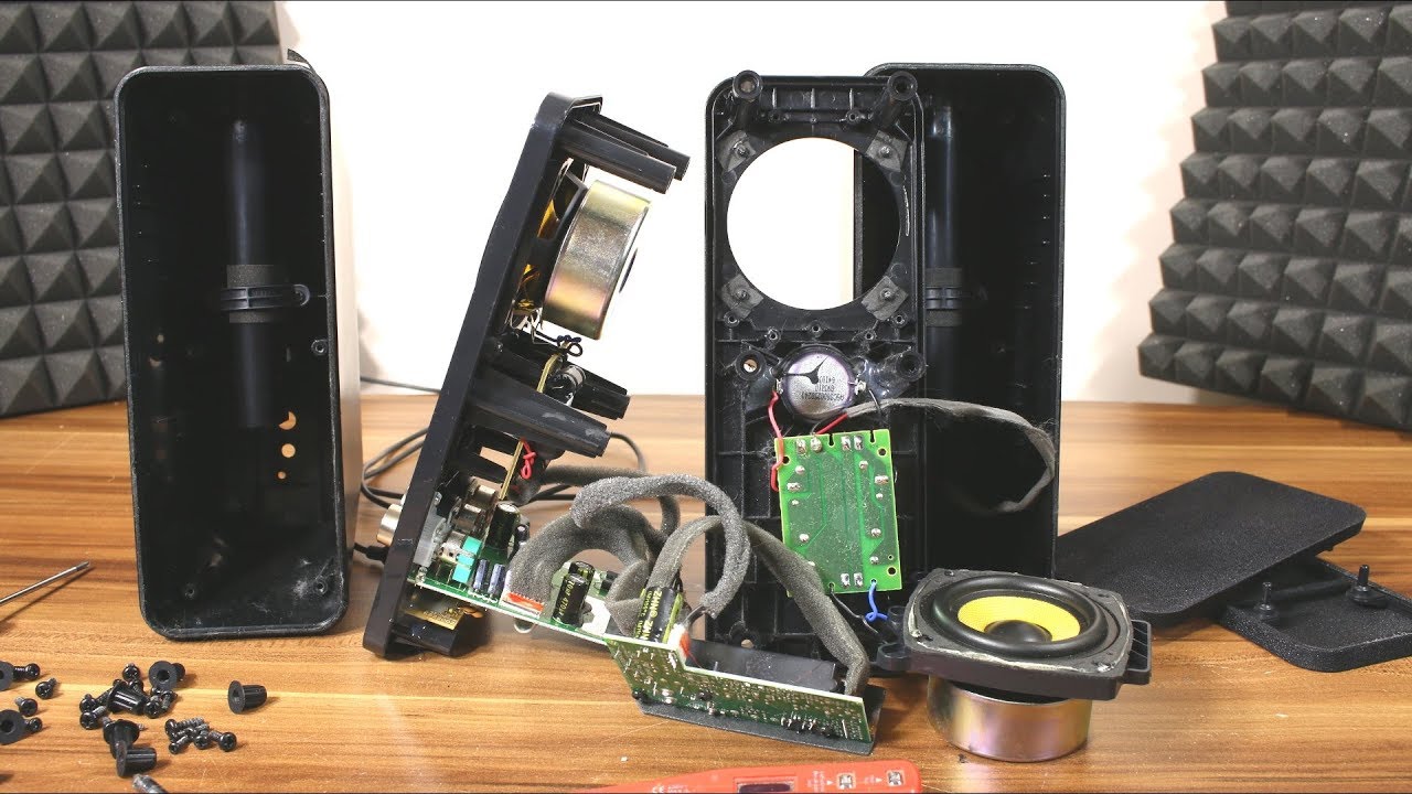 Look inside Creative GigaWorks T20 - what's inside ?