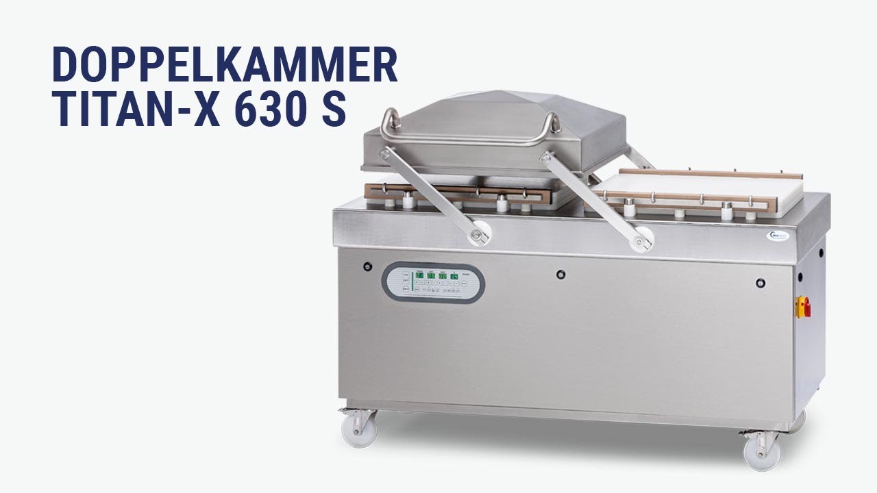 Doppelkammer Titan-X 630 S für Fleischverpackung