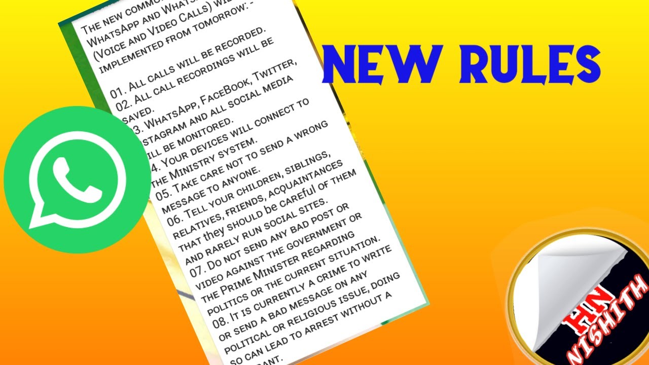 New update whatsapp rules 2021