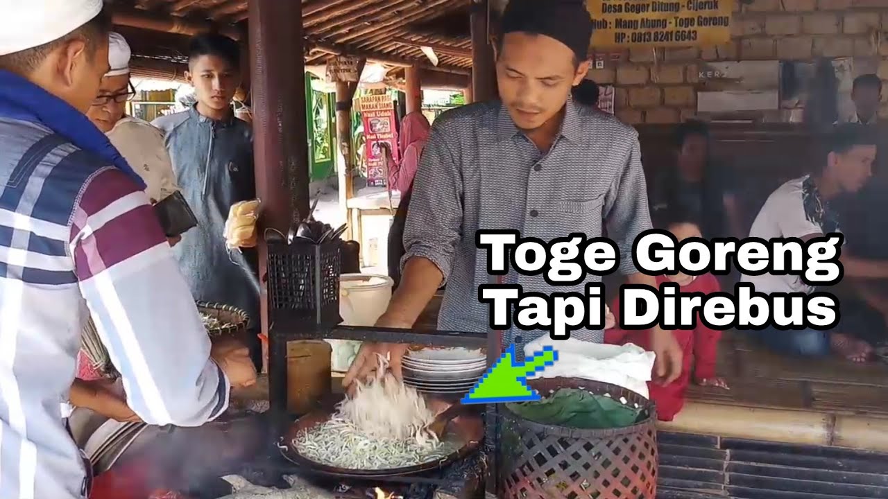 PANTESAN TOGE GORENG PAK ABUNG INI RAMAI PADAHAL JAUH !!! SEHARI BISA 200 PIRING