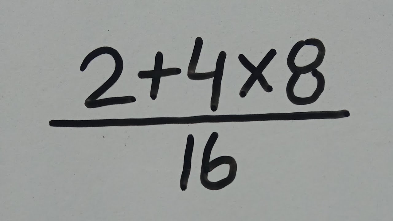 Try Solving This Tricky Math Expression!