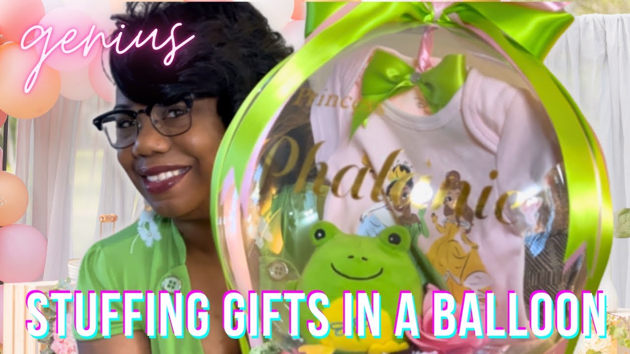 (Part 1) Genius DIY Baby Shower Gift (Stuffing Gifts In A Balloon)🎈 🤩