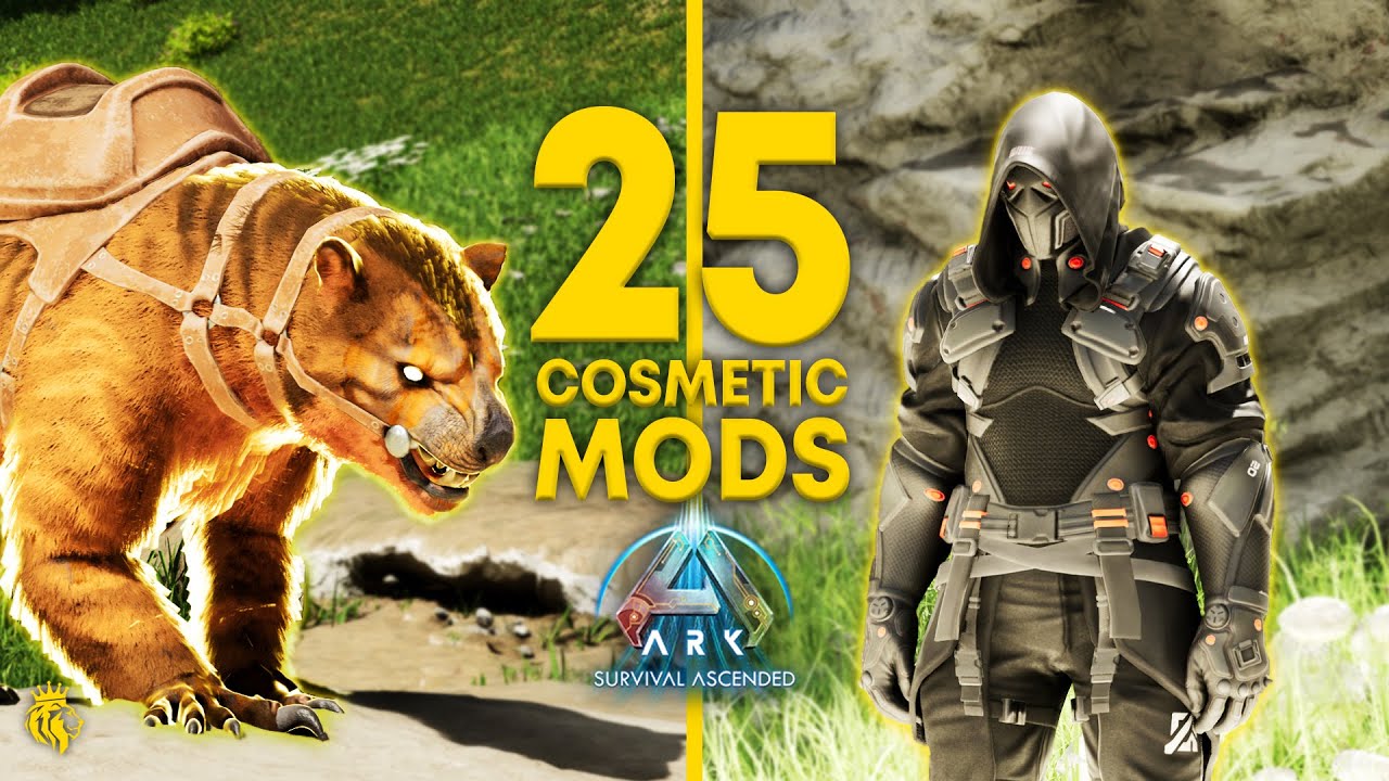TOP 25 BEST COSMETIC Mods on ARK! | ARK: Survival Ascended