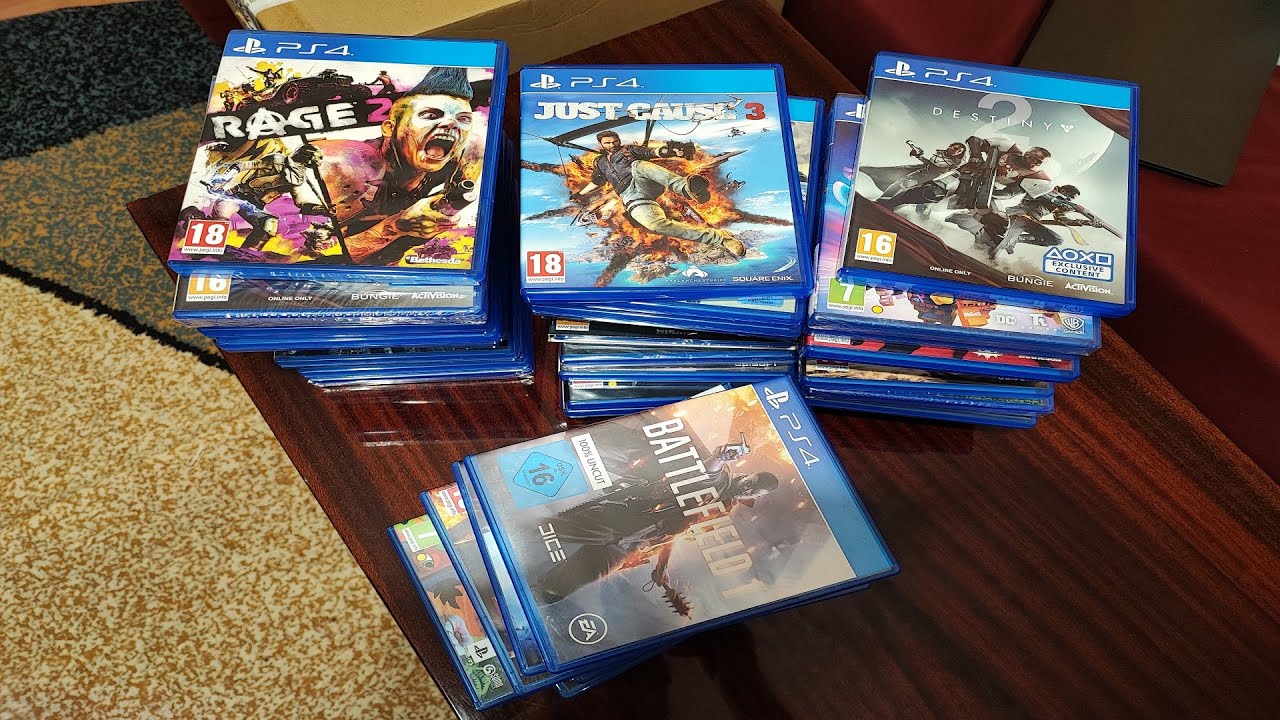 LIVE - Colectia mea de jocuri fizice pentru PS4 & PS5