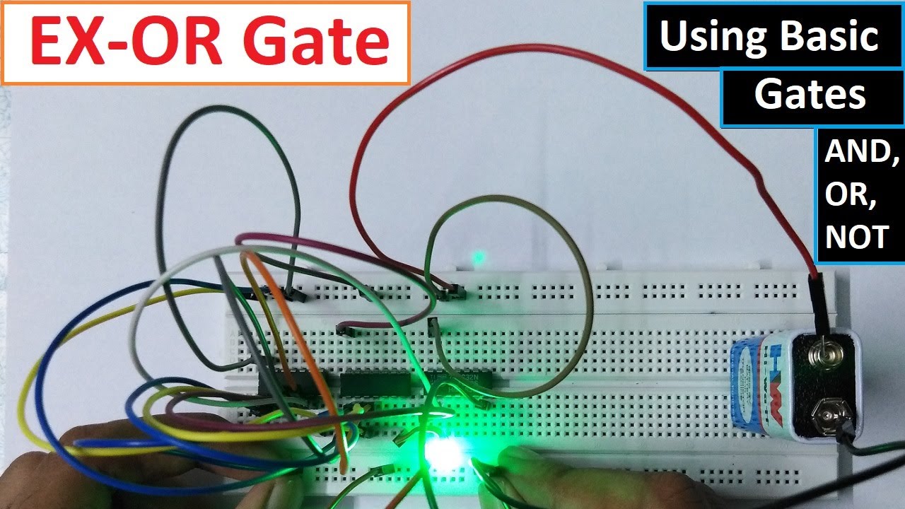 What is EXOR gate | EXOR gate using basic gates |Practical on Implementation of EXOR gate