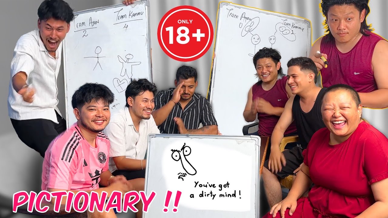 FUN GUYS SANGA PICTIONARY 😂 ATTI BABAAL RAMAILO🤩 @funguyz