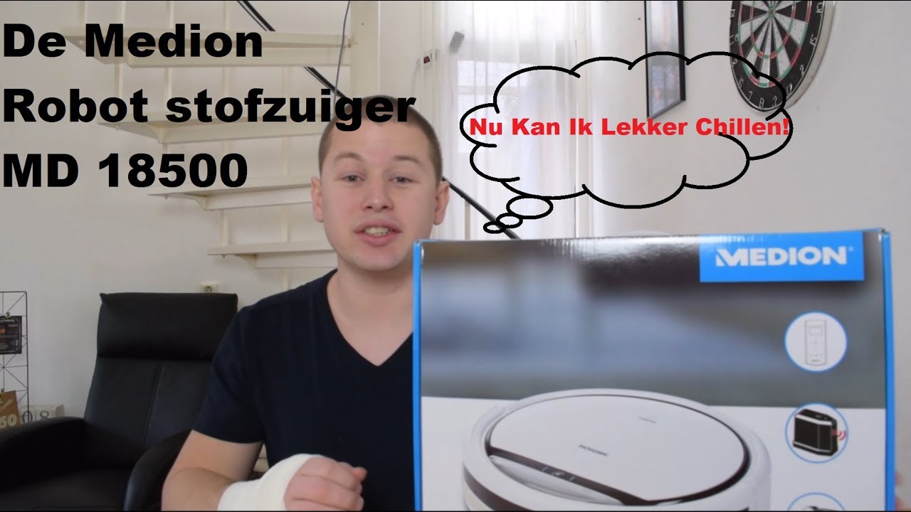 1 # Jordy Test Het! - (De Medion  Robot stofzuiger MD 18500)