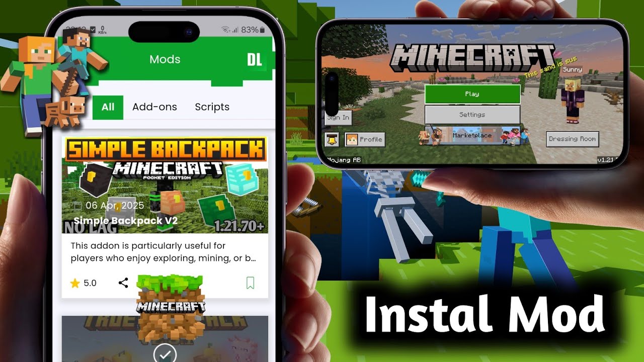 3 Cara Termudah Pasang Mod Minecraft | Cara Memasang Mod di Minecraft PE