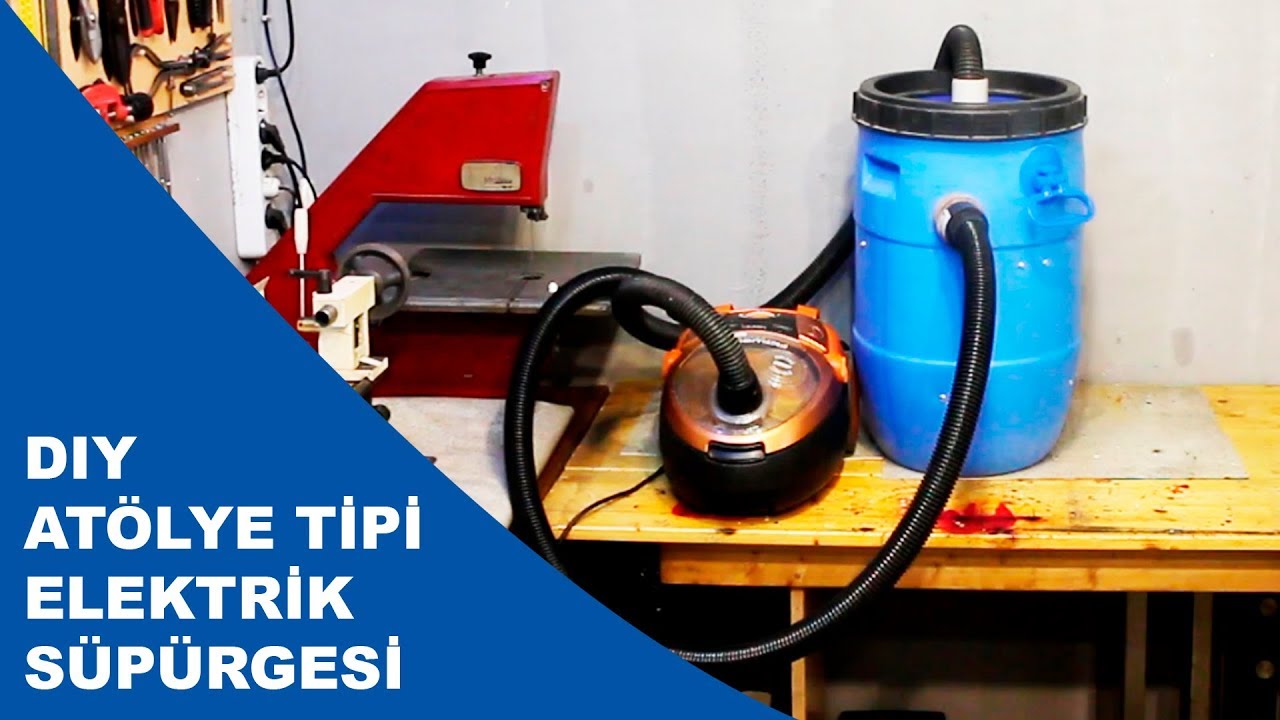 DIY 65 TL'ye Atölye Tipi Yüksek Kapasiteli Vorteks Elektrik Süpürgesi