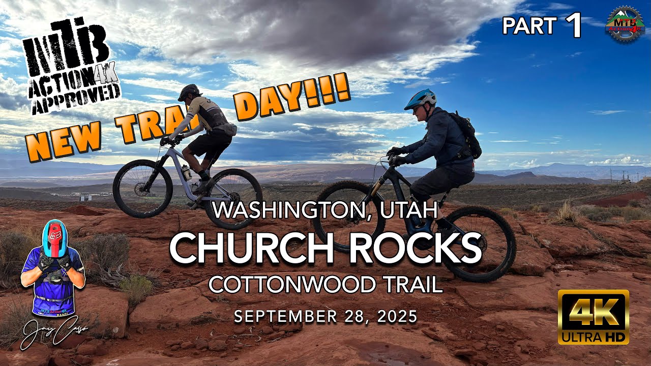 MTB Riding Church Rocks, Washington, UT, September 28, 2025 | Part 1