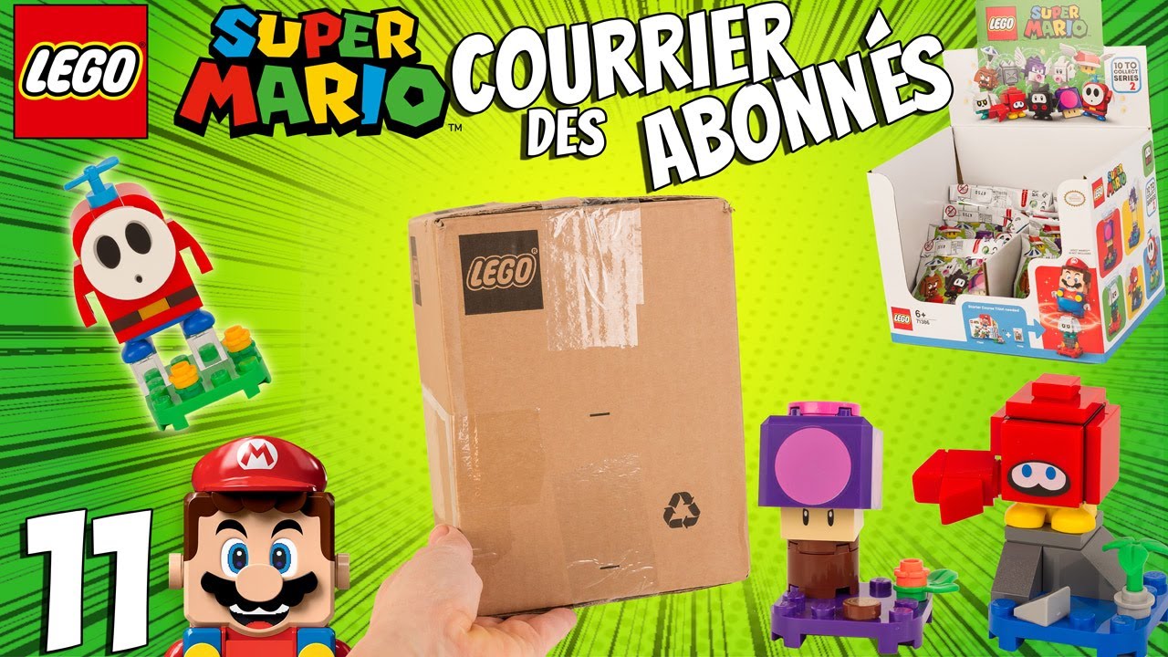 Courrier des Abonnés Episode 11: Je reçois toute la série 2 des personnages LEGO SUPER MARIO !l