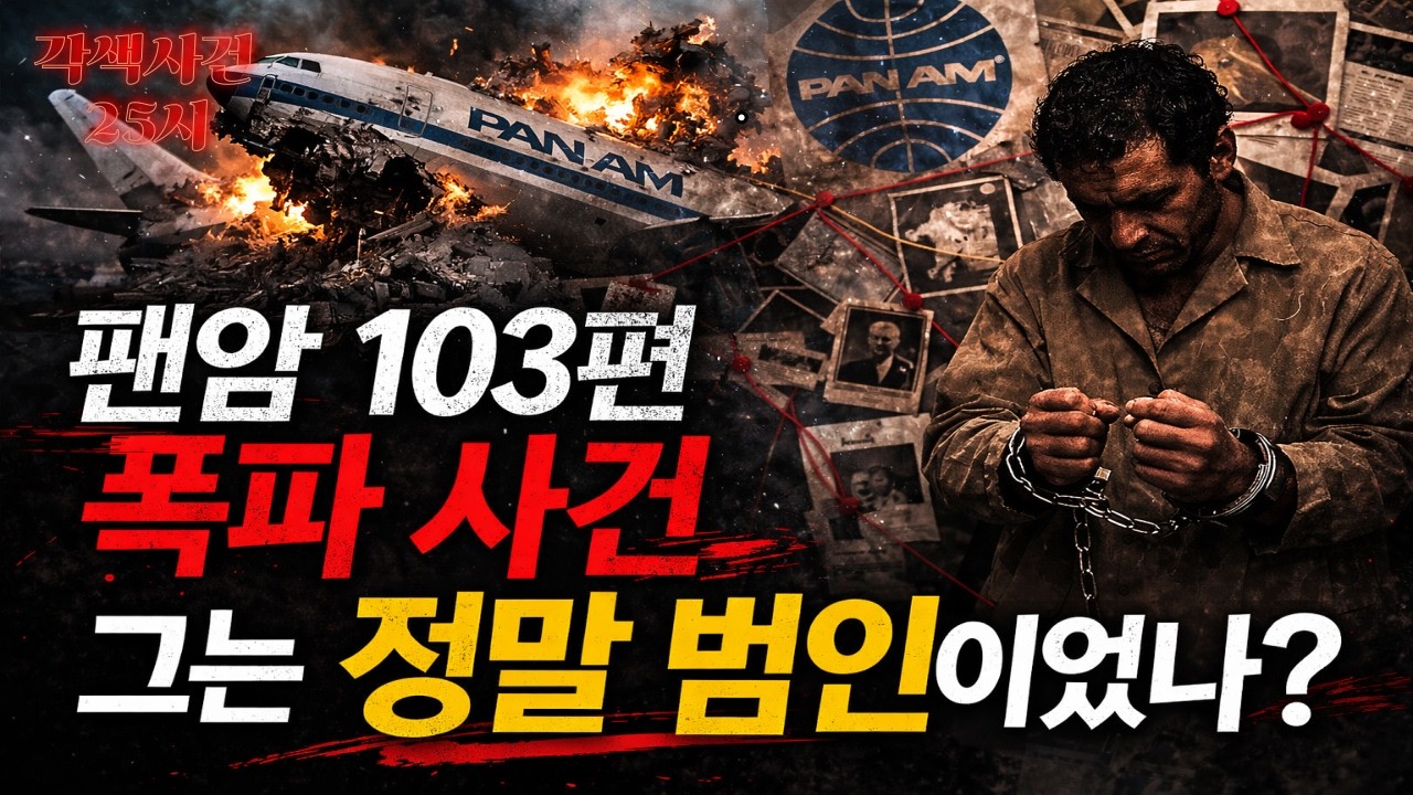 [해외 실화 사건]-팬암 103편 폭파 사건, 그는 정말 범인이었나