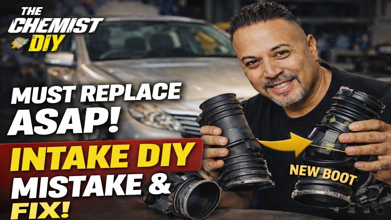 Fix Rough Idle & Lean Codes P0171/P0174 by Replacing the Intake Boot