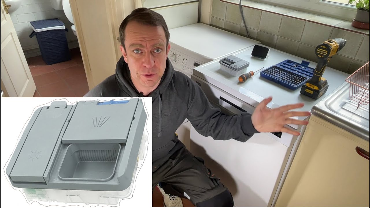 How to Repair Beko / Grundig Dishwasher Soap Dispsenser Step by Step