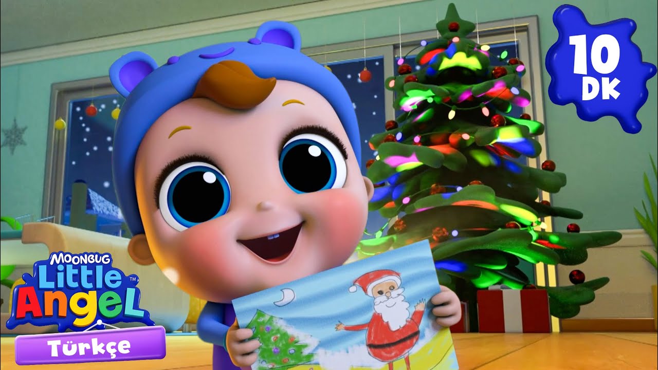 Noel Neşesi Başlasın! 🎄🔔 | Eğlenceli ve Öğretici Çocuk Şarkıları | Little Angel Türkçe