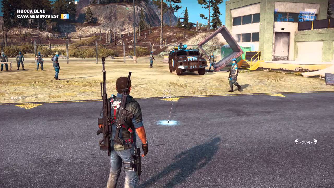 Just Cause 3 Hummer hit