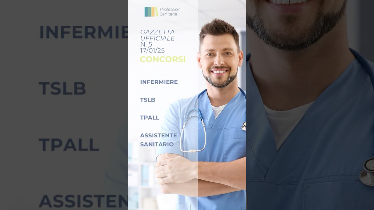 Concorsi pubblici Professioni Sanitarie - G.U. 5/25 #concorsipubblici #professionisanitarie