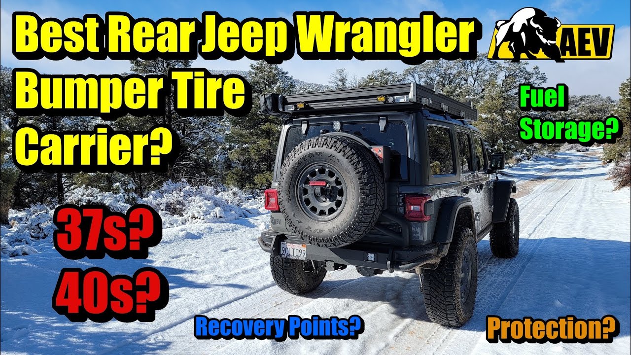 AEV Rear Bumper & RX Tire Carrier Installation: Premium Jeep JL Wrangler Protection
