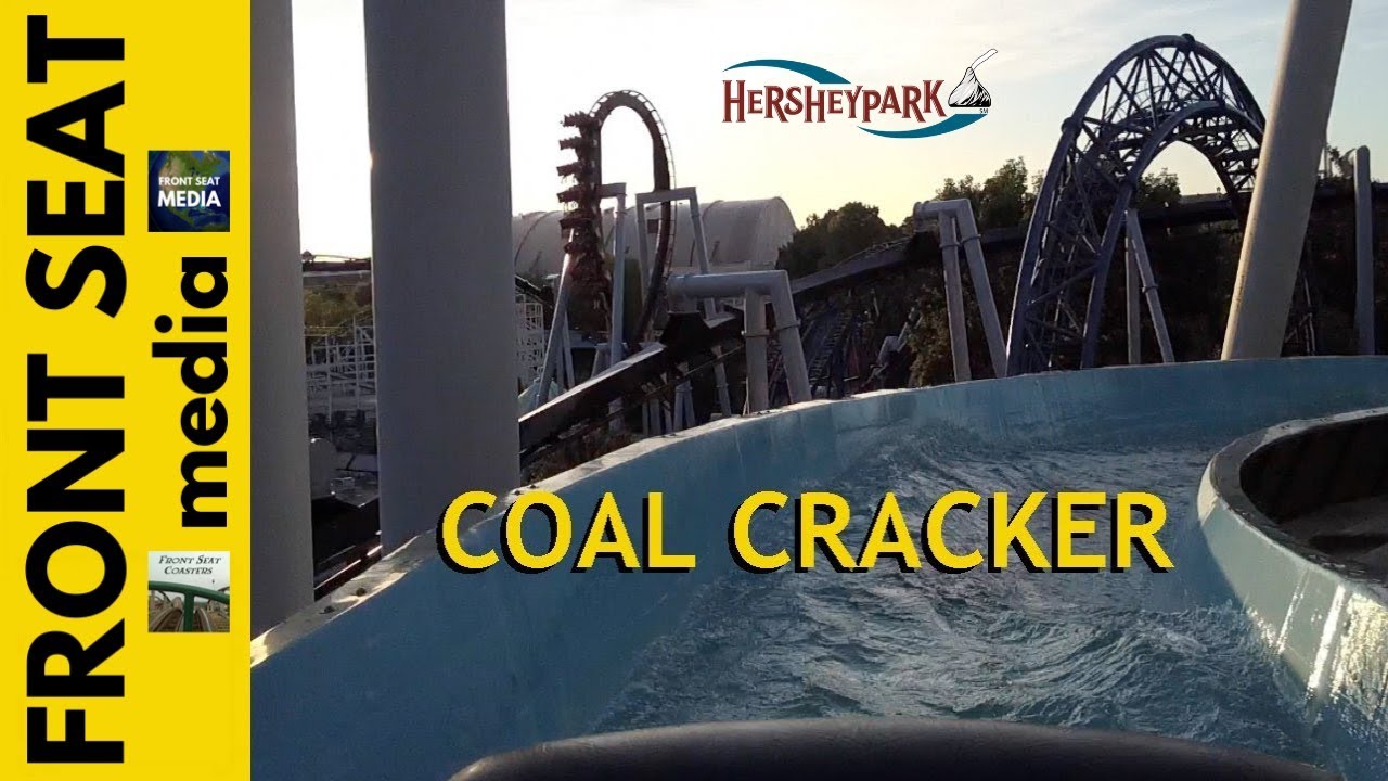 Coal Cracker POV 4K On-Ride Hersheypark Log Flume - Arrow Hydroflume Water Ride
