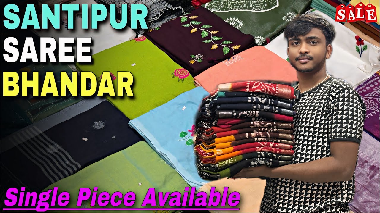Pure Cotton / Tissue Silk / Hand Print Saree / Khadi SilkSaree Manufacturer in @SantipurSareeBhandar