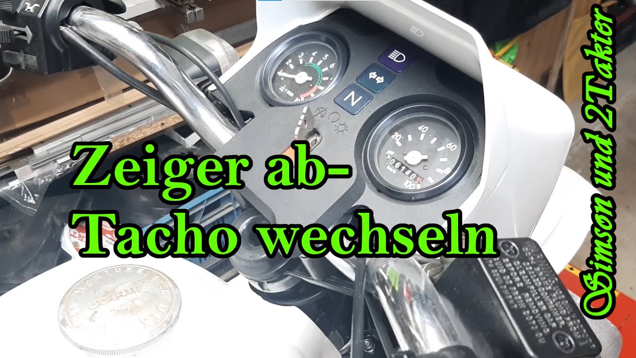 Simson S53 Tacho kaputt, Tacho wechseln