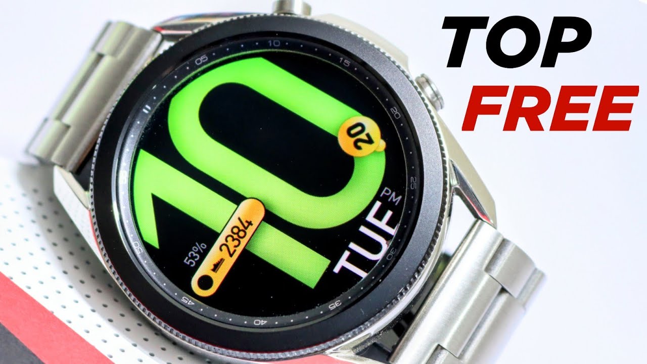 TOP FREE Samsung Galaxy Watch 3 / Watch Active 2 Faces September 2021