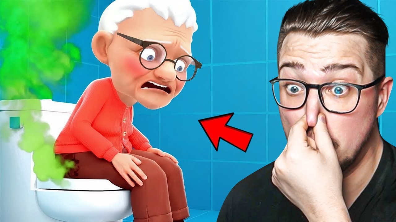 СИМУЛЯТОР СУМАСШЕДШЕЙ БАБКИ! Я ЧУТЬ НЕ УМЕР ОТ КРИНЖА! ВЗОРВАЛ ДОМ ПЕНСИОНЕРКИ! (GRANDMA, NO)