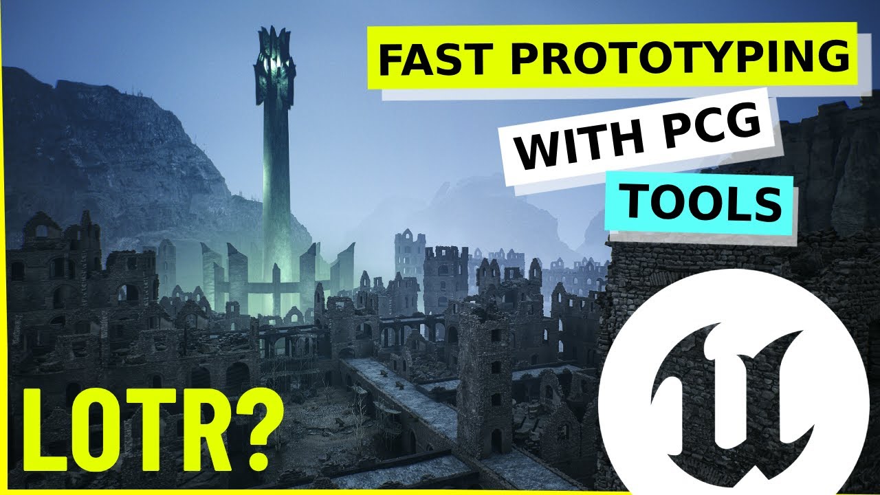 PCG для быстрого проектирования уровней: руководство по Unreal Engine.
