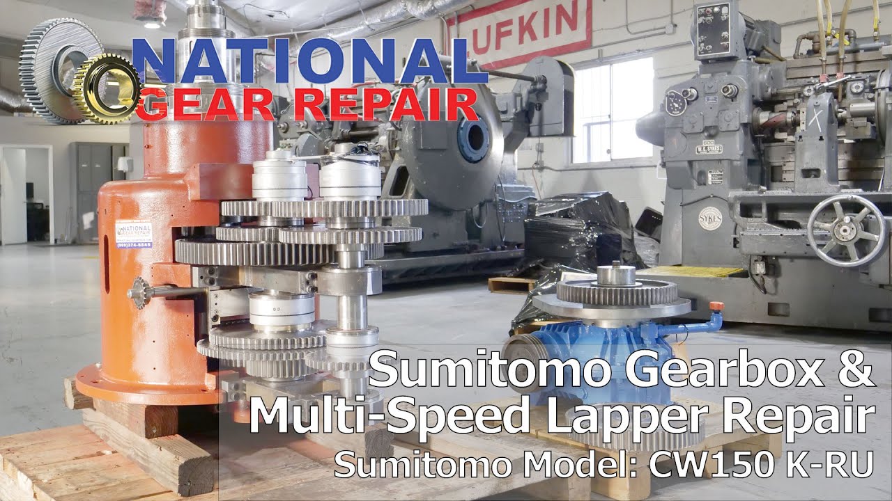 Sumitomo Gearbox CW150 KRU and Multi-Speed Lapper Repair