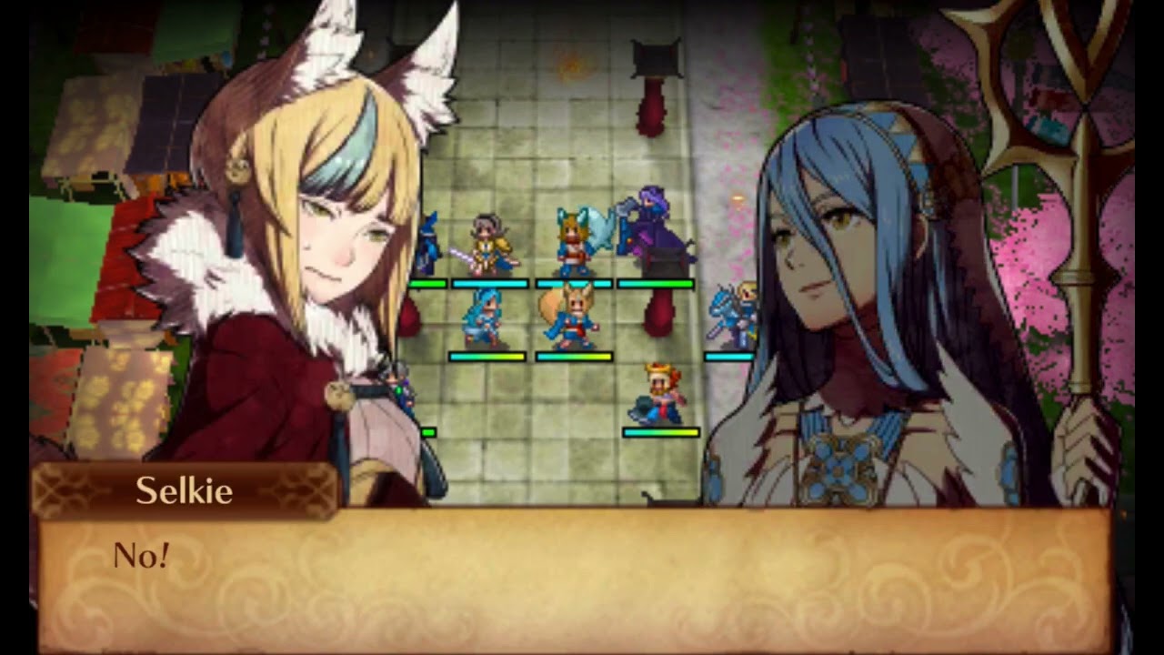 Fire Emblem Fates - Selkie & Azura conversation - Hoshidan Festival of Bonds DLC