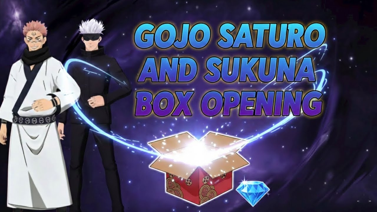 GOJO SATURO AND SUKUNA BOX OPENING