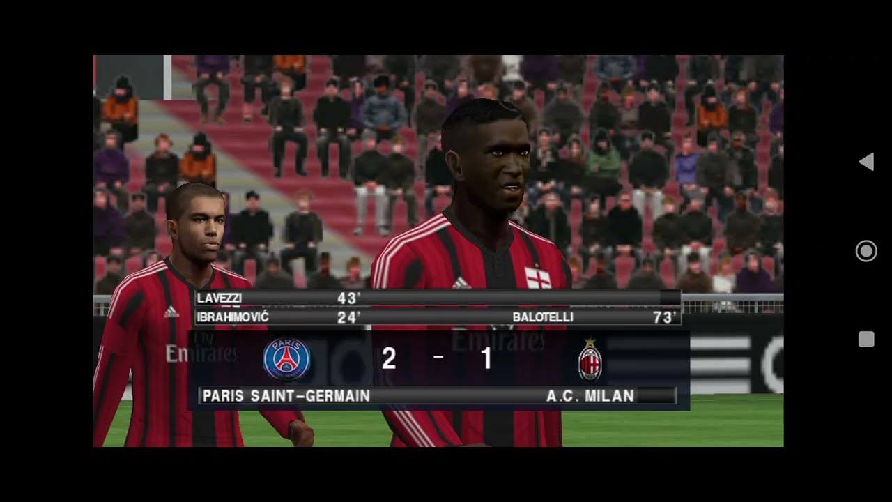 PES 2015. PSG 2 - 1 Milan 