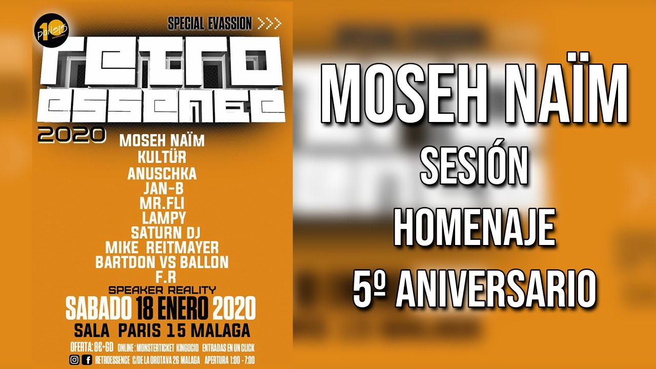 Sesión Moseh Naïm Retro Essence 2020 - Especial Evassion